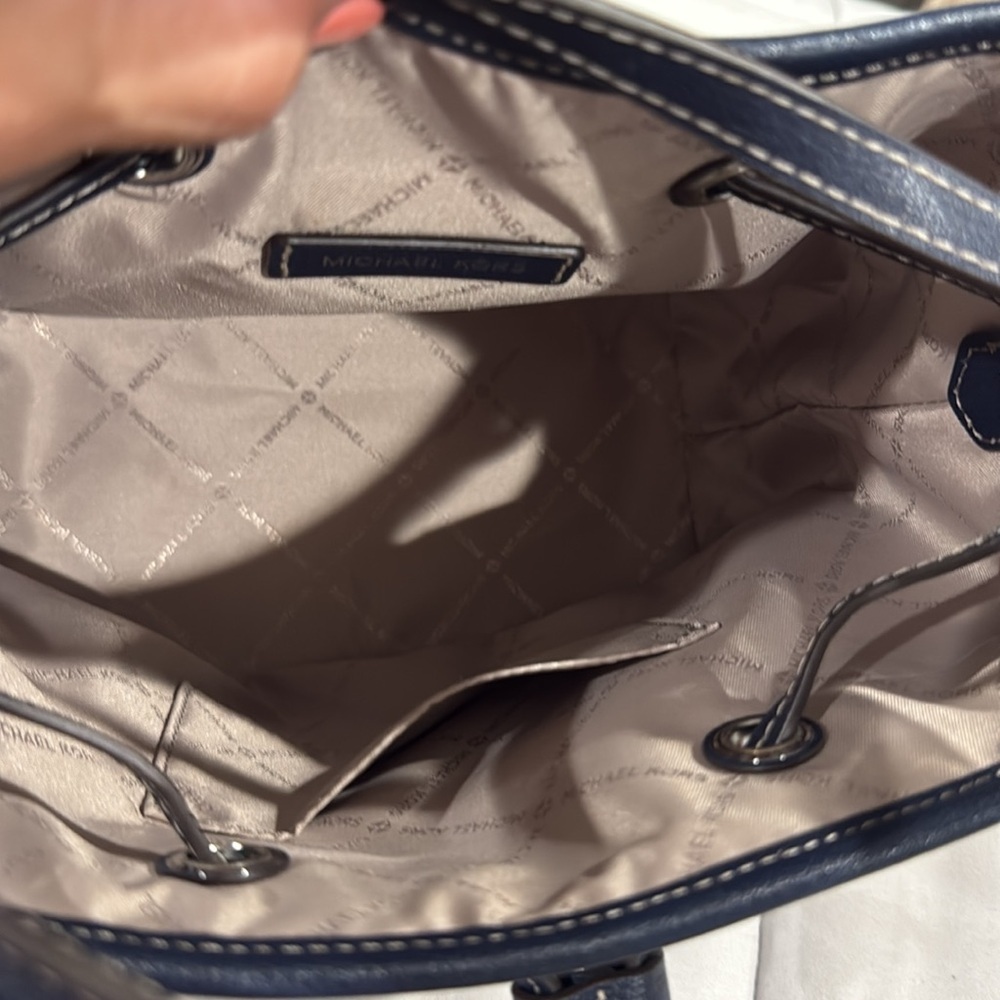 Michael Kors Midnight Blue Leather Tote - Picture 10 of 10